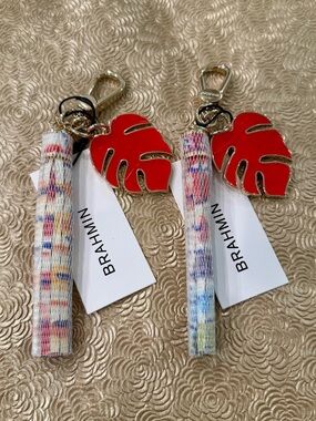 Brahmin Palm Leaf Celebrate Charm Tassel